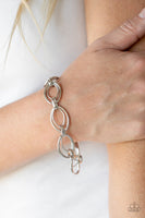 Paparazzi Simplistic Shimmer - Silver Bracelet