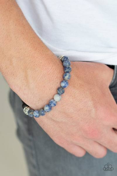 Paparazzi Take It Easy - Blue Urban Bracelet
