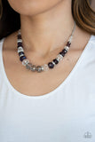 Paparazzi Distracted by Dazzle - Purple Necklace