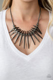 Paparazzi Fully Charged - Black Necklace