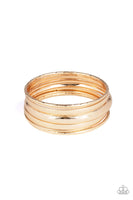 Paparazzi Basic Bauble - Gold Bracelet