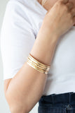 Paparazzi Basic Bauble - Gold Bracelet