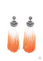 Paparazzi Earring - DIP It Up - Orange Earrings