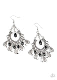 Paparazzi Musical Gardens - Black Earrings