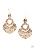 Paparazzi Shimmer Suite - Gold Earrings
