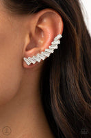 Paparazzi I Think ICE Can - White Earrings