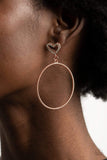 Paparazzi Love Your Curves - Copper Earrings