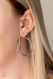Paparazzi Clear The Way! - White Post Earring