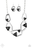 Paparazzi GEO-ing, GEO-ing, Gone! - Black Necklace