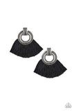 Paparazzi I Am Spartacus - Black Earrings