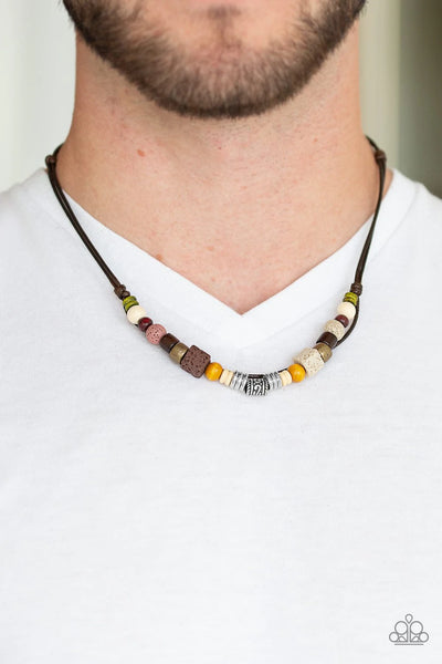 Paparazzi Beach Quest - Multi Men's Necklace