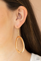 Paparazzi Casual Curves - Gold Earrings