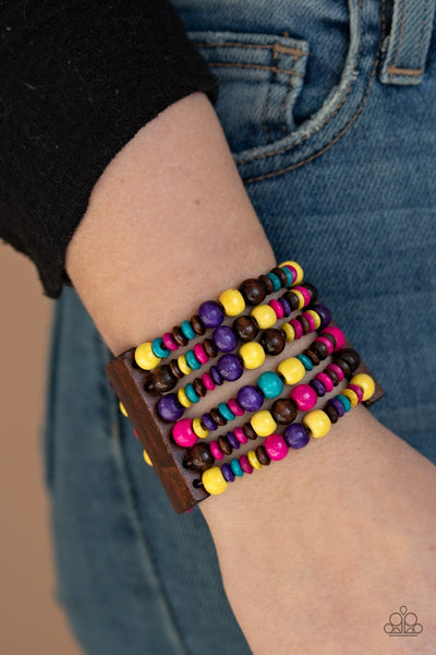 Paparazzi Don’t Stop Belize-ing - Multi Bracelet