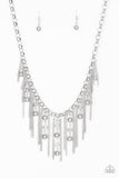 Paparazzi Ever Rebellious - Silver Necklace