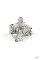 Paparazzi Full of Flutter - Silver Ring
