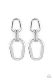 Paparazzi Harmonic Hardware - Silver Post Earrings