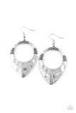 Paparazzi Instinctively Industrial - Silver Earrings