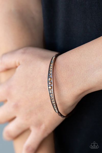 Paparazzi Just SPARKLE and Wave - Copper Bracelet