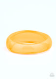 Paparazzi Major Material Girl - Orange Bracelet