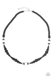 Paparazzi Stone Synchrony - White Urban Necklace