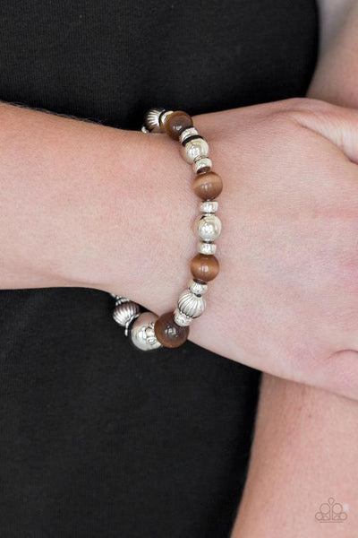 Paparazzi Once Upon a Maritime - Brown Bracelet