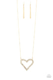 Paparazzi Pull Some HEART-strings & Heart Opener - Gold Set