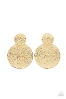 Paparazzi Refined Relic - Gold Post Earrings