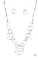 Paparazzi Ringing Relic - Silver Necklace