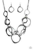 Paparazzi Salvage Yard - Black Necklace
