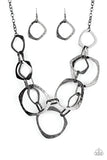Paparazzi Salvage Yard - Black Necklace