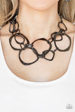 Paparazzi Salvage Yard - Black Necklace