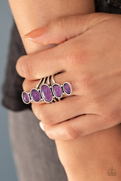 Paparazzi Stone Sublime - Purple Ring
