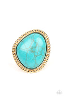 Paparazzi Take the High RODEO - Gold Ring