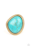 Paparazzi Take the High RODEO - Gold Ring