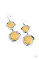 Paparazzi Thrift Shop Stop - Yellow Earrings