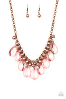 Paparazzi Fashionista Flair - Copper Necklace