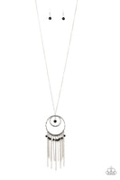 Paparazzi Out Of Bounds Shimmer - Black Necklace