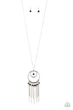 Paparazzi Out Of Bounds Shimmer - Black Necklace