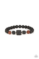 Paparazzi Refreshed and Rested - Brown Urban Bracelet