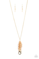 Paparazzi Twilight Twinkle - Gold Lanyard Necklace