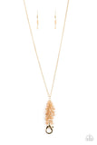 Paparazzi Twilight Twinkle - Gold Lanyard Necklace