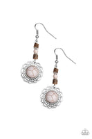Paparazzi Desert Bliss - Silver Earrings