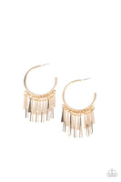Paparazzi Bring The Noise - Gold Hoop Earrings