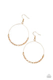 Paparazzi Prize Winning Sparkle - Gold Earrings