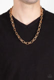 Paparazzi Rookie of the Year - Gold Men’s Necklace