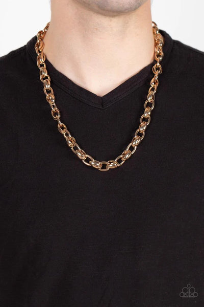 Paparazzi Rookie of the Year - Gold Men’s Necklace