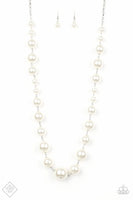 Paparazzi The Show Must Go On - White Necklace