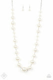 Paparazzi The Show Must Go On - White Necklace