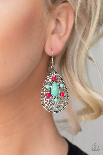 Paparazzi Modern Garden - Multi Earrings