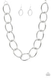 Paparazzi The Challenger - Silver Necklace